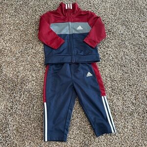 12 month Infant Navy & Red Track Set - Zip Jacket & Matching Pants